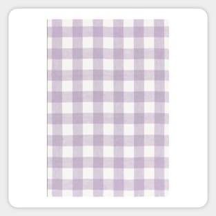 purple checkered phone case Sticker